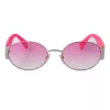 POLICE SPLA18-540492 Damen-Sonnenbrille, rechteckig, Havana Braun Verlauf 54mm