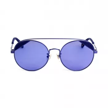 POLICE SPLA94548P6B Damen Rechteckige Polarisierte Sonnenbrille Havana Braun Acetatrahmen Braune Gläser 54/18/140 mm