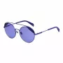 POLICE SPLA94548P6B Damen Rechteckige Polarisierte Sonnenbrille Havana Braun Acetatrahmen Braune Gläser 54/18/140 mm