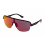 POLICE SPLB47-996VPX Herren-Sonnenbrille Pilot Rechteckig Schwarzer Rahmen Graue Polarisierte Gläser 99/0/135 mm