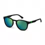 POLICE SPLF6053U28V Herren-Rechteck-Sonnenbrille Havana Braun 53/22/145 mm