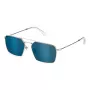 POLICE SPLL07M59579B Herren-Sonnenbrille - Schwarzer Acetatrahmen, graue Polycarbonatgläser, UV400-Schutz