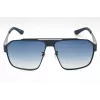 POLICE SPLL08M63S72P Herren-Sonnenbrille im Square-Design - Schwarzer Rahmen, graue polarisierte Gläser - 63 mm Glasbreite