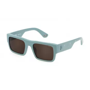 POLICE SPLL12-540M81 Herren Sonnenbrille Matt Schwarz Polarisiert 54/21/145 mm