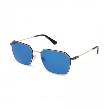 POLICE SPLL84-56300B Herren-Sonnenbrille Havanna Acetatrahmen Braune Gläser 56/19/145 mm