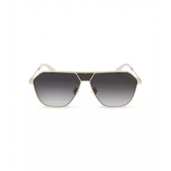 POLICE SPLL89-62300Y Herren Rechteck-Sonnenbrille - Schwarzer Rahmen Graue Gläser 62mm