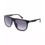POLICE SPLN33M590Z42 Herren-Sonnenbrille - Schwarzer Acetatrahmen, graue Polycarbonatgläser, UV400-Schutz, 59 mm Glasbreite