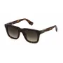 POLICE SPLN43-524BLY Herren-Sonnenbrille im Square-Stil - Dunkel-Havanna-Acetatrahmen mit blauen Polycarbonatgläsern - 52 mm Glasbreite