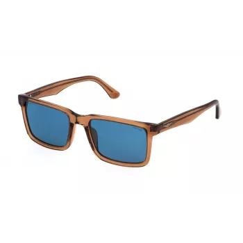 POLICE SPLP21E57805P Herren Havana Braun Polarisierte Sonnenbrille 57/20/145 mm