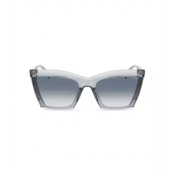 POLICE SPLP44-60098Z Damen-Rechteck-Sonnenbrille - Havana/Braun - 60/21/140 mm