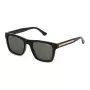 POLICE SPLP56-520Z42 Herren-Sonnenbrille, eckig, Schwarz/Grau, 52 mm