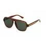 POLICE SPLP57-5506PQ Herren-Sonnenbrille Schwarz/Grau 55/17/145 mm