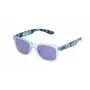 POLICE Sonnenbrille Herren S194450715B Rechteckig Acetat Rahmen Blau Verspiegelte Gläser 50/22/140 mm
