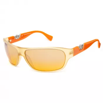 POLICE Unisex Pilot Aviator Sonnenbrille S1803M68JA1X Havana Braun 68/15/125 mm