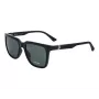 POLICE Unisex Rechteckige Sonnenbrille SPLN34M54Z42Y - Matt schwarzer Rahmen, graue Gläser, 54/19/145 mm