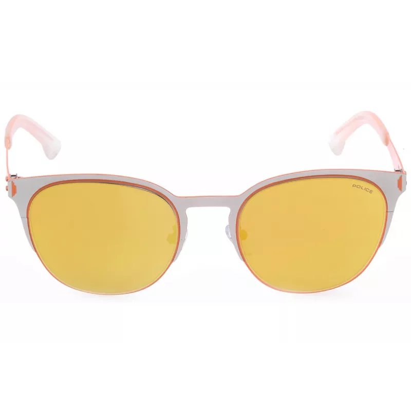 POLICE Unisex SPL341-S34G Sonnenbrille Havana 52/21/145 mm