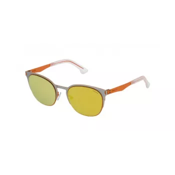 POLICE Unisex SPL341-S34G Sonnenbrille Havana 52/21/145 mm