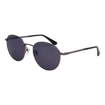 POLICE Unisex SPLD94M530613 Sonnenbrille - Glänzend schwarzer Rahmen, rauchfarbene Gläser, 53/19/140 mm