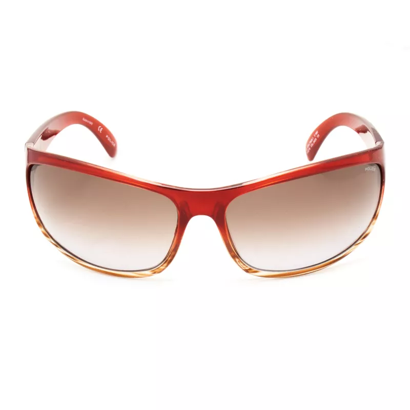 POLICE Unisex Sonnenbrille S1863M710ACN Havanna/Braun Acetatgestell Braune Verlaufsgläser 71mm