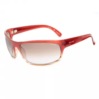 POLICE Unisex Sonnenbrille S1863M710ACN Havanna/Braun Acetatgestell Braune Verlaufsgläser 71mm