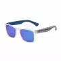 POLICE Unisex Sonnenbrille S198854Z69B - Acetatrahmen, graue Verlaufsgläser, UV400-Schutz