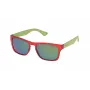 POLICE Unisex Sonnenbrille S198854Z75Y Havana Acetatgestell braune Gläser 54mm