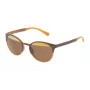 POLICE Unisex Sonnenbrille SPL162V506L2H Havanna Acetat Rahmen Braun Verlaufsgläser 50mm