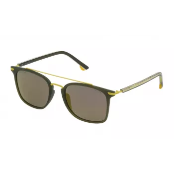 POLICE Unisex Sonnenbrille SPL58354736G - 54/21/145 mm, UV400-Schutz, Kunststoffrahmen