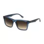 POLICE Unisex Sonnenbrille SPLN35M530955 Schwarzer Rahmen Graue Gläser 55/19/145 mm UV400