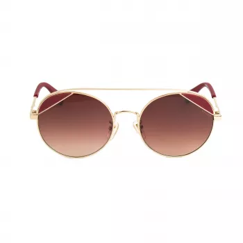 POLICE Woman SPLA9454300Y Rechteckige Sonnenbrille Havana 54mm