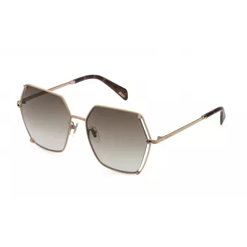 Police Damen Butterfly Sonnenbrille SPLD31-560F72 Havana Brown Gradient 56/16/140 mm