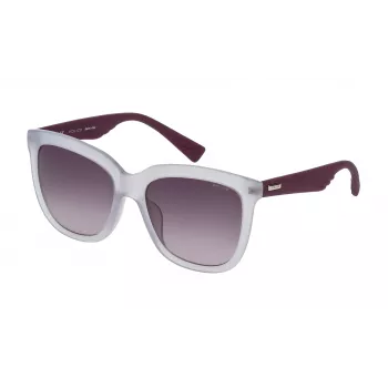 POLICE Damen Cat Eye Sonnenbrille SPL4105609PD Havana/Grau Verlauf 56/18/140 mm