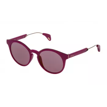 POLICE Damen Katzenaugen-Sonnenbrille SPL620-51Z05G Havana Gold Grau Verlauf UV400