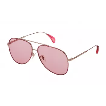POLICE Damen Katzenaugen-Sonnenbrille SPL934602A8X 60/12/135 mm