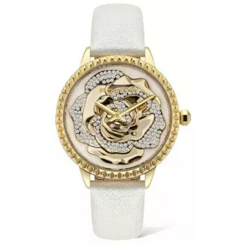 POLICE Damenuhr PL16073BSG-01 Quarz 36mm Gold Edelstahl