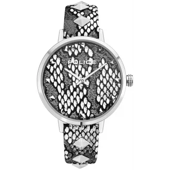 Police Damen Quarz Analog Uhr PEWLA2109701 36mm Silber Edelstahl Mesh