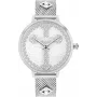 POLICE Damen Quarz Analog Uhr PL16031MS04MM 36mm Silber Edelstahl Mesh