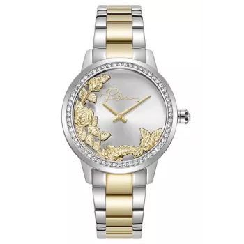 POLICE Damen Quarz Analoguhr PEWLG2202241 34mm Silber Edelstahl Mesh
