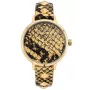 POLICE Damen Raho Quarz Analoguhr PEWLA2109702 36mm Schwarzes Leder