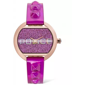 Police Damen Raho Quarz Analoguhr PL16070BSR09P 36mm Roségold Pink Leder