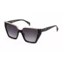 POLICE Damen Rechteckige Acetat-Sonnenbrille SPLL33E570869 mit grauen UV400-Gläsern