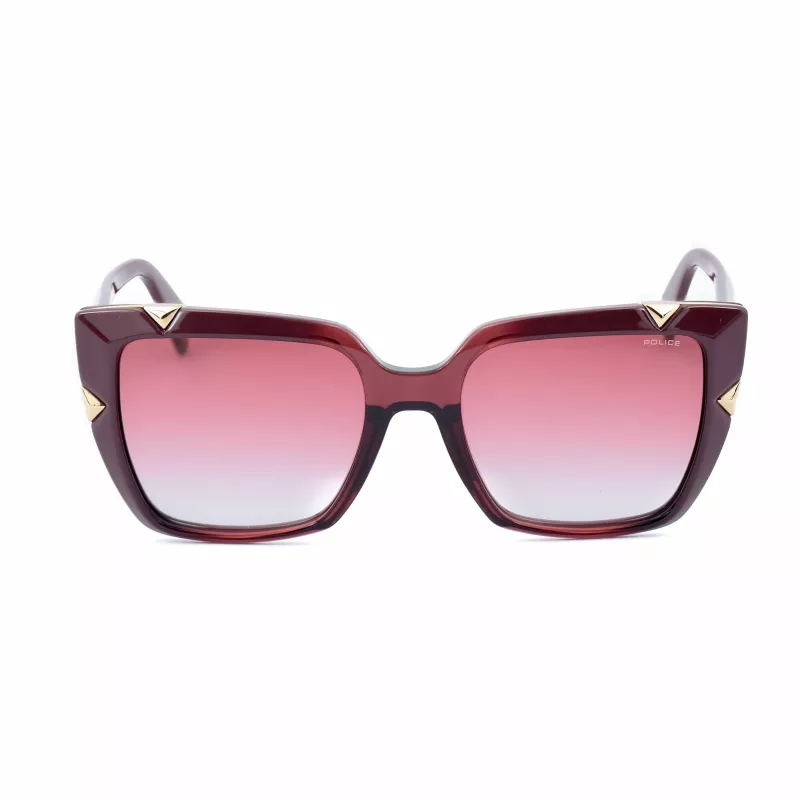Police Damen SPLA15-5207LN Rechteckige Cat-Eye Sonnenbrille Havana 52/18/140 mm