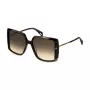 Police Damen-Sonnenbrille SPLL96M Butterfly Cat Eye Havana Braun Acetatgestell Braune Verlaufsgläser 56mm