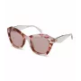 Police Damen-Sonnenbrille SPLL97-520Z02 Rechteckig - Glänzend Schwarz/Grau