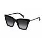 POLICE Damen Cat-Eye Sonnenbrille SPLN62-520700, Havanna-braunes Gestell, braune Gradient-Gläser, 52mm