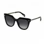 POLICE Damen SPLN63-530700 Rechteckige Acetat-Sonnenbrille, Havana/Braun, 53mm