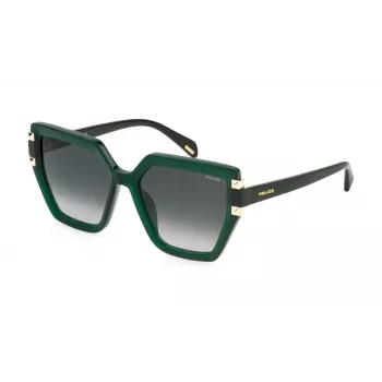 Police Damen SPLP46-5506RS Sonnenbrille Havana Braun Gradient 55/18/140 mm