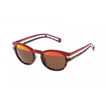 Police Damen-Sonnenbrille S1960M49NK5H Havana Acetat-Fassung Braune Verlaufsgläser 49/21/145 mm