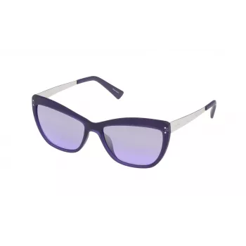 POLICE Damen-Sonnenbrille S197156899X - UV400-Schutz, 56mm-Glas, Vollrand-Acetatrahmen