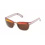 POLICE Damen-Sonnenbrille S8965M54SN8H Havana Acetat Braun Verlauf 54mm